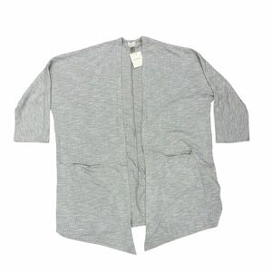 DONNI. NWT Gray Open Front Cardigan
